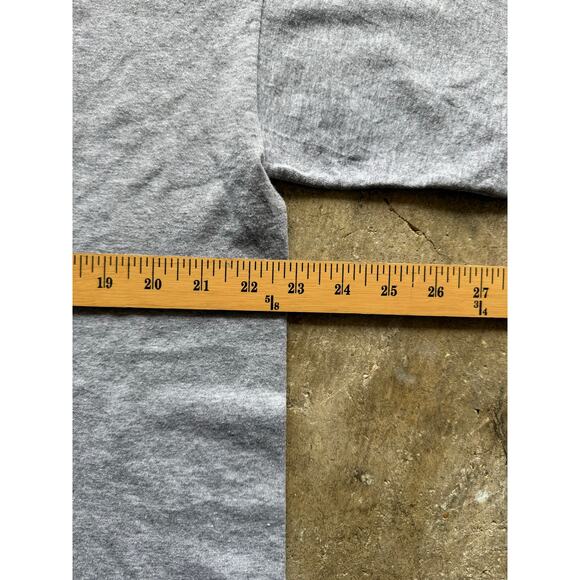 Vintage 80s/90s U.S.M.C. Marines Gray Spellout Tee Made in USA Tee Size XL - Picture 5 of 6